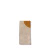 Hot Heath Ceramics Moonphase Napkin In Ochre With Black Dot