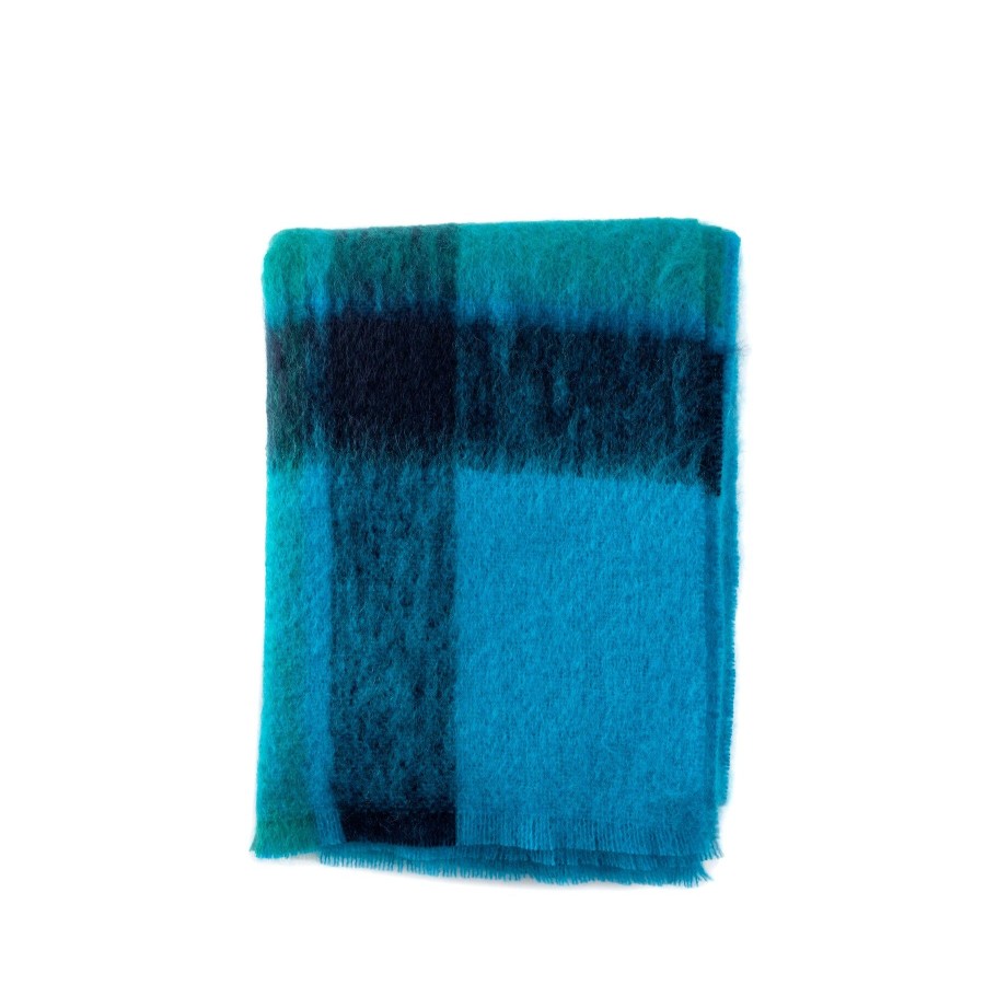 Online Heath Ceramics Mohair Ecosse Throw In Ultramarine