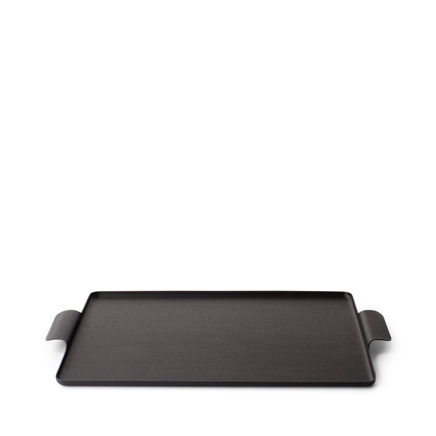 Best Heath Ceramics Pressed Tray In Black 11 X 14.5