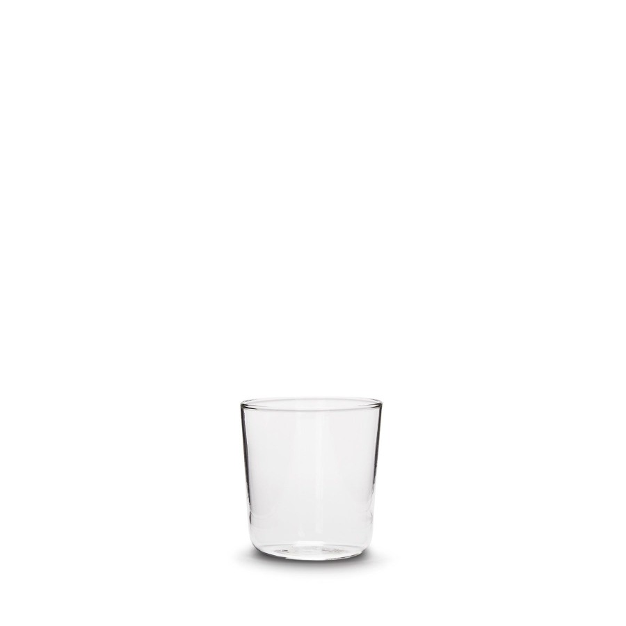 New Heath Ceramics Luisa Vino Glass In Clear (Set Of 2)