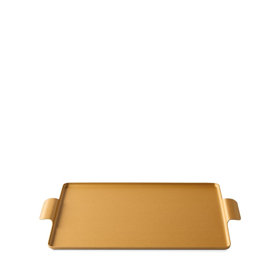 Best Heath Ceramics Pressed Tray In Gold 11 X 14.5