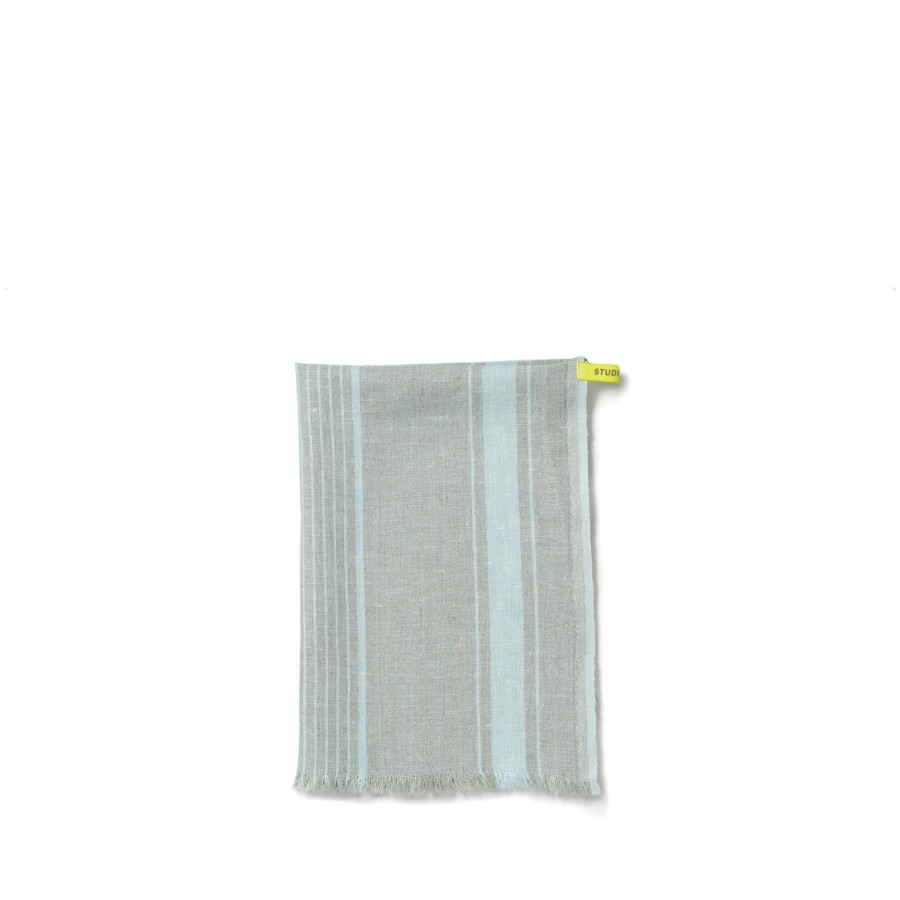 Online Heath Ceramics Linen Towel In Glacier