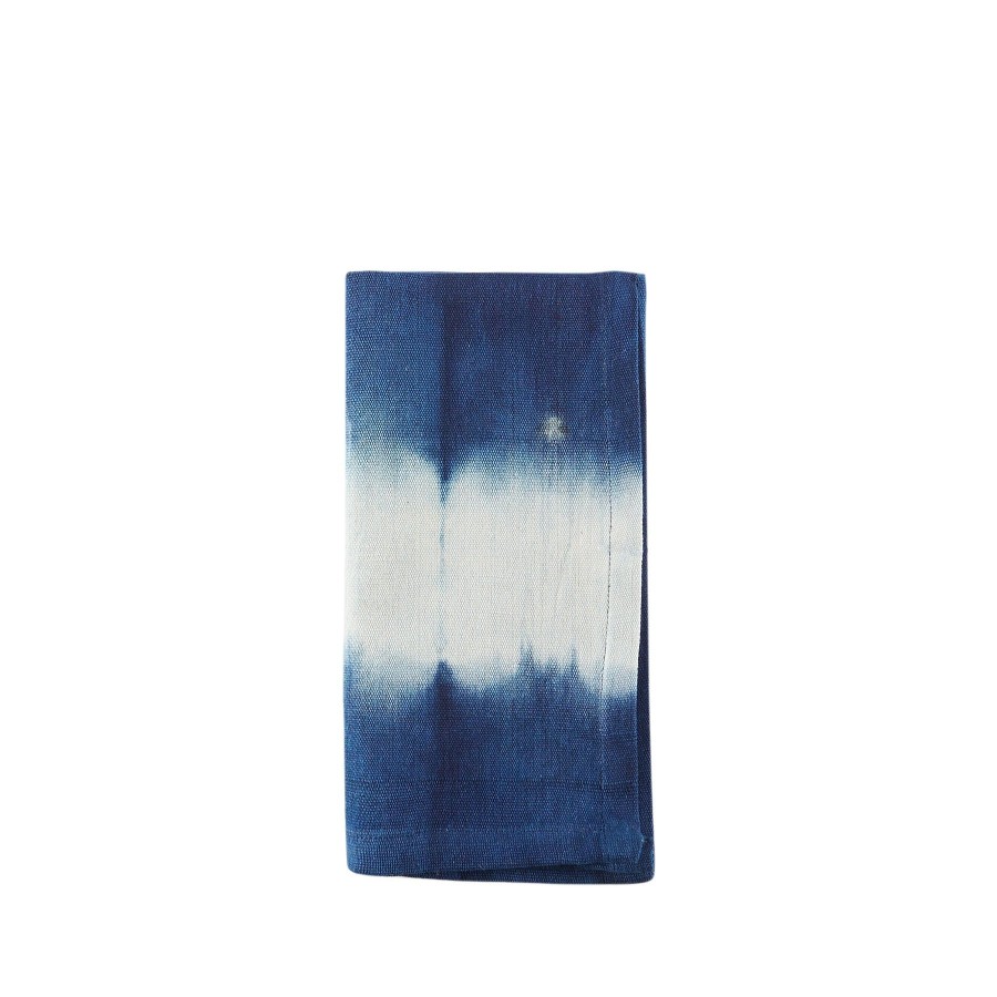 Best Heath Ceramics Dark Indigo Cotton Tie Dyed Napkin