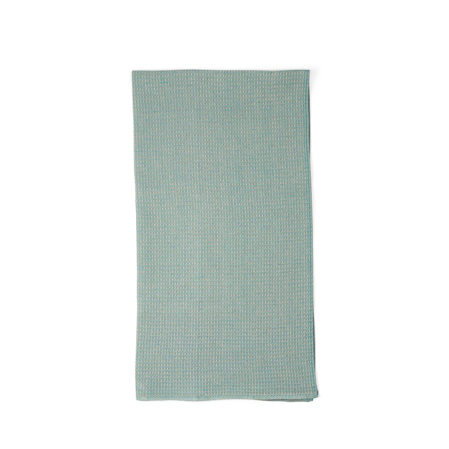 Wholesale Heath Ceramics Bubbel Bath Towel In Turquoise