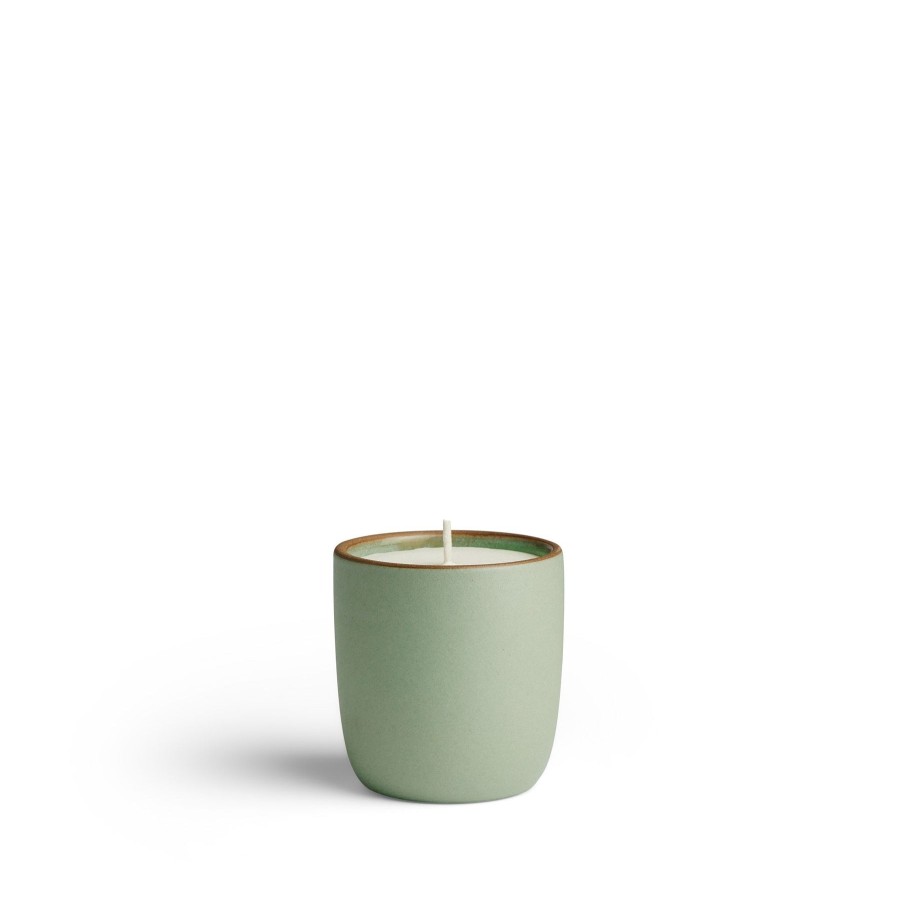 Wholesale Heath Ceramics Geranium And Juniper Candle In Myrtle Green Cup