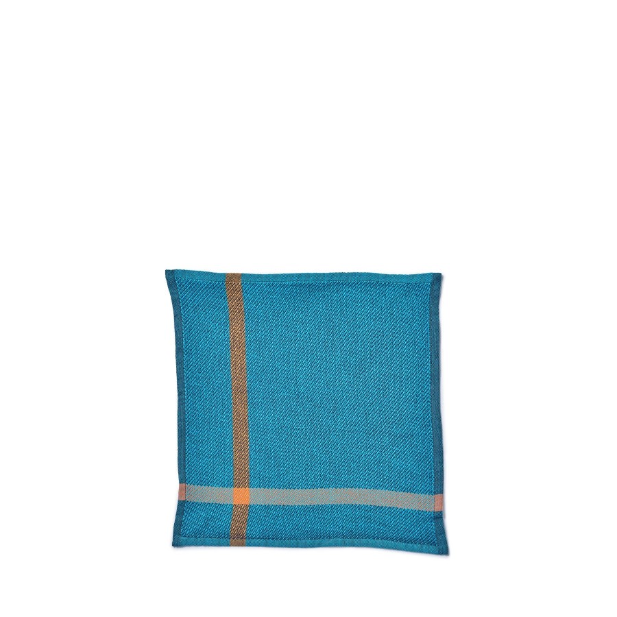 Best Heath Ceramics Washcloth In Lagoon & Petrol