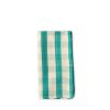 Clearance Heath Ceramics Cotton Check Napkin In Green And Off White