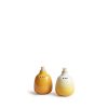 Wholesale Heath Ceramics Salt & Pepper Shaker In Sunflower Gloss And Opaque White