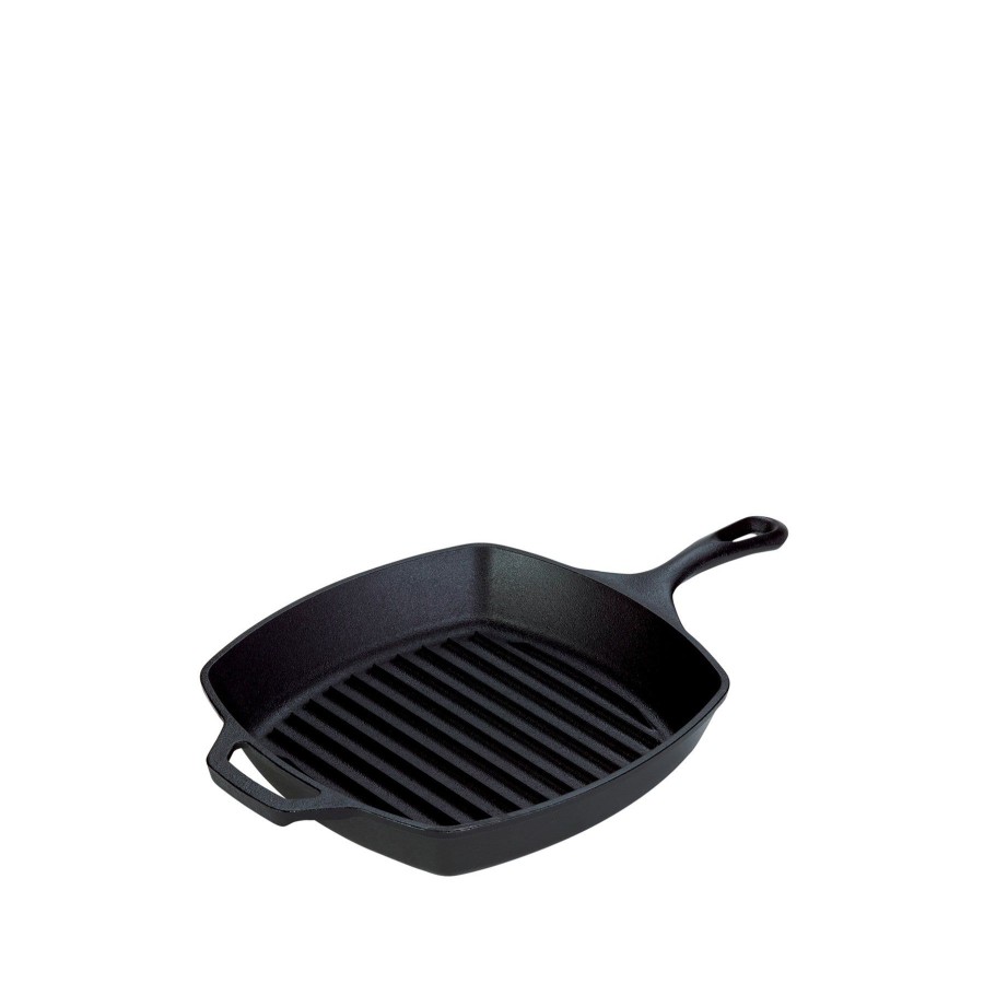 Hot Heath Ceramics Cast Iron Square Grill Pan 10.5"