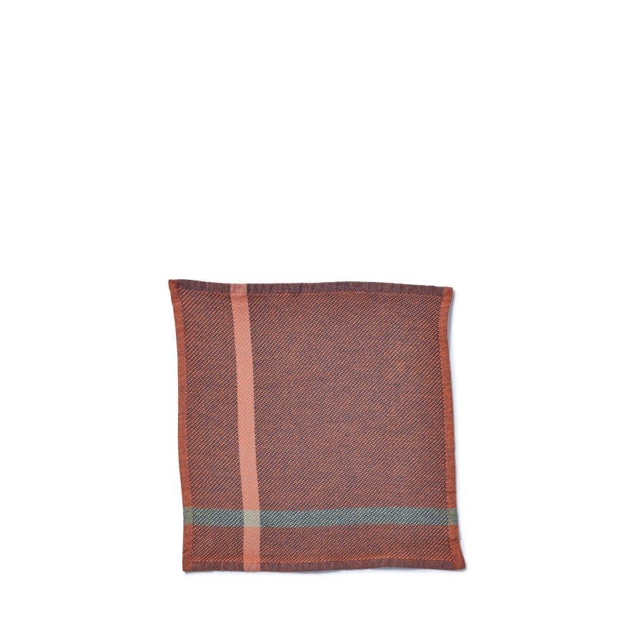 Wholesale Heath Ceramics Washcloth In Marine & Pumpkin