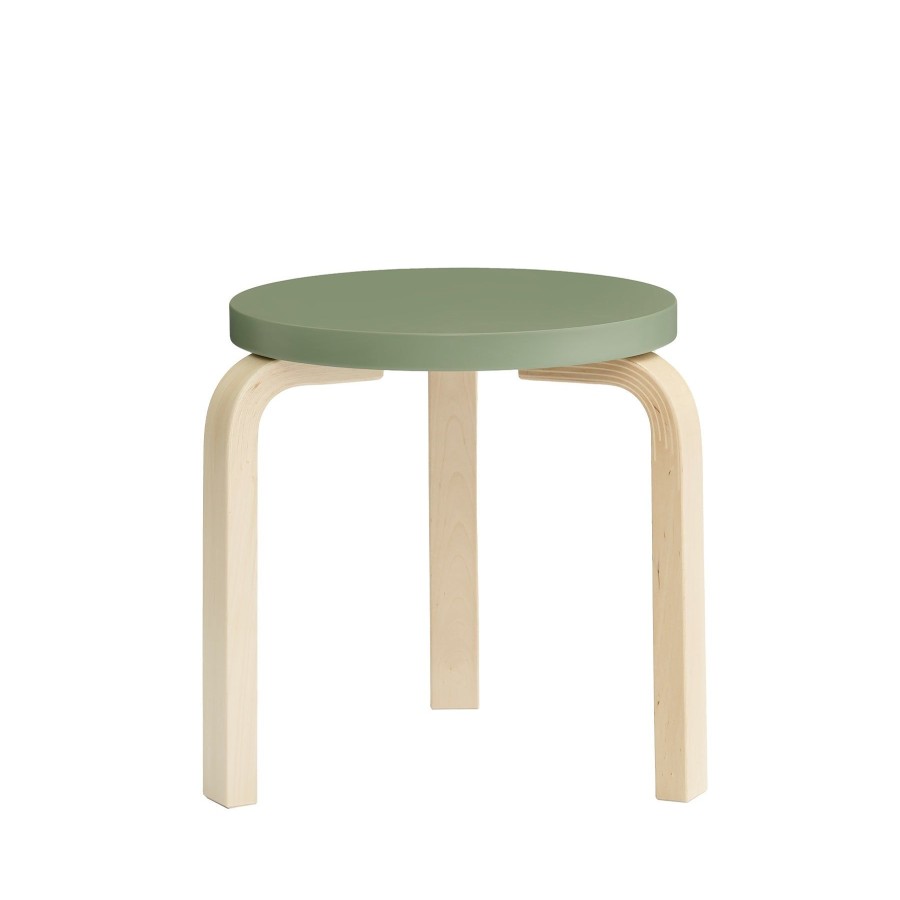 Hot Heath Ceramics Nesting Stool Medium In Green 2