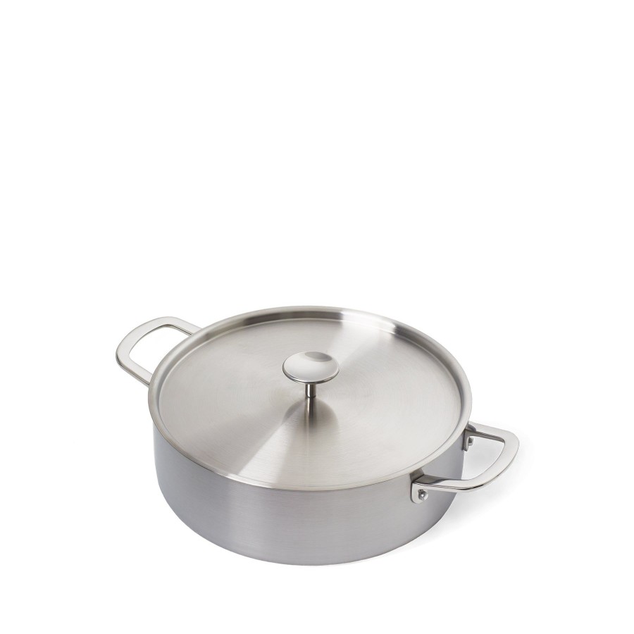 Hot Heath Ceramics Stainless Steel Tri Ply Saute Pan