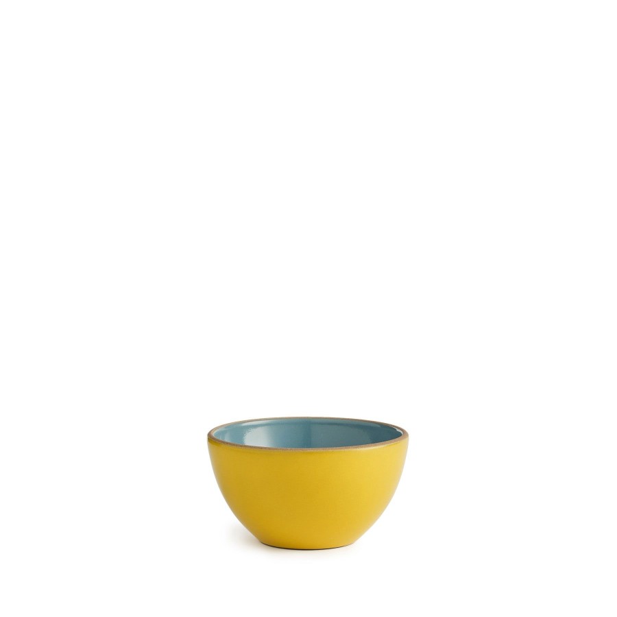 Wholesale Heath Ceramics Kids Dessert Bowl In Wave Gloss/Zest Yellow