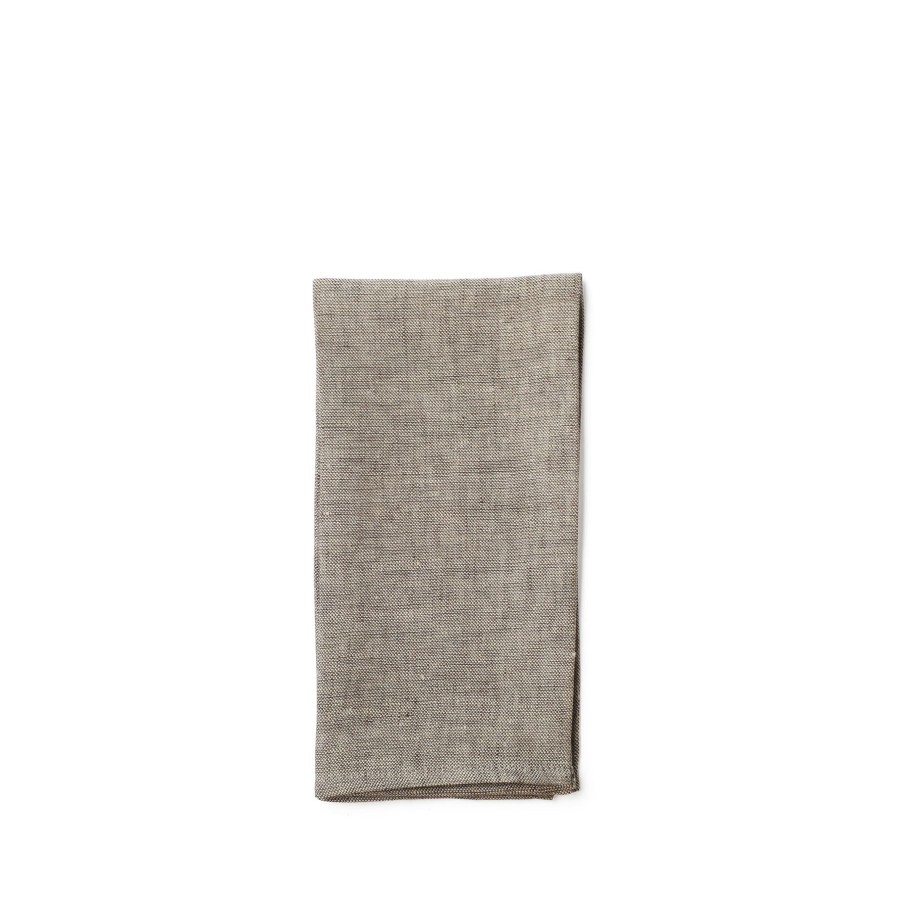 Best Heath Ceramics Linen Hopsack Napkins In Moro Brown (Set Of 2)