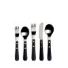 Clearance Heath Ceramics Provencal Flatware In Black (5 Piece Setting)