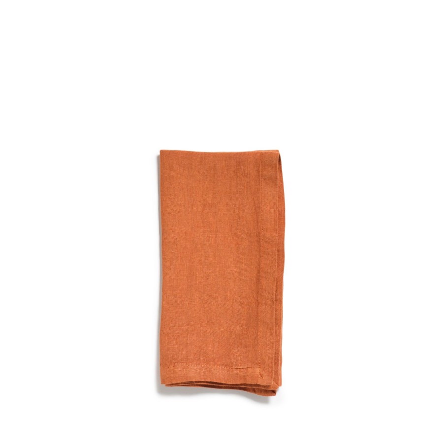 Wholesale Heath Ceramics Tela Napkin In Coccio Brown (Set Of 4)