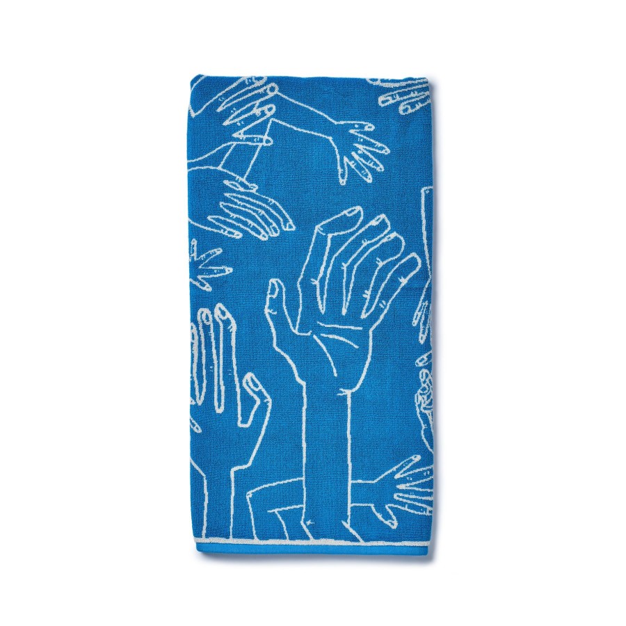 Clearance Heath Ceramics Hands Towel In Process Blue