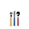 Clearance Heath Ceramics Heath Kids Flatware Set With Multi-Colored Handles