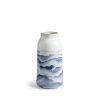 Online Heath Ceramics Tall Vase In Midnight And Opaque White Watercolor