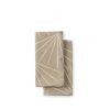 Hot Heath Ceramics Palmetto Napkin In Sand (Set Of 2)