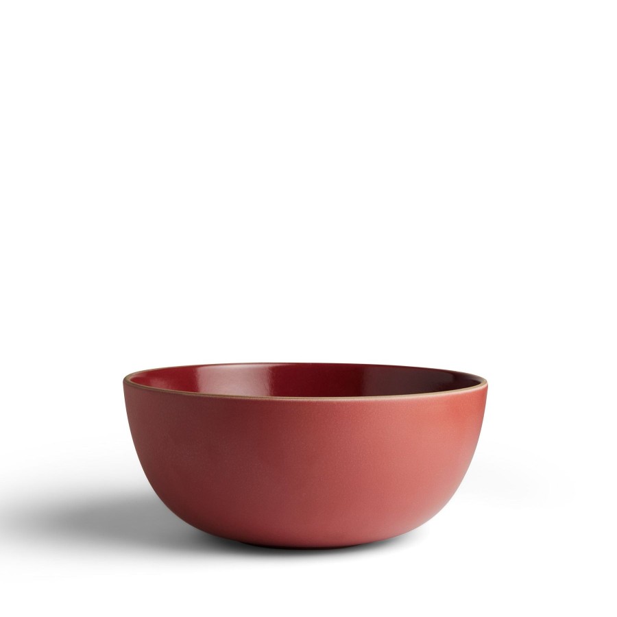 Clearance Heath Ceramics Large Serving Bowl In Red Plum/Chile