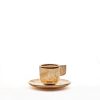 Clearance Heath Ceramics Bronze Espresso Cup And Saucer