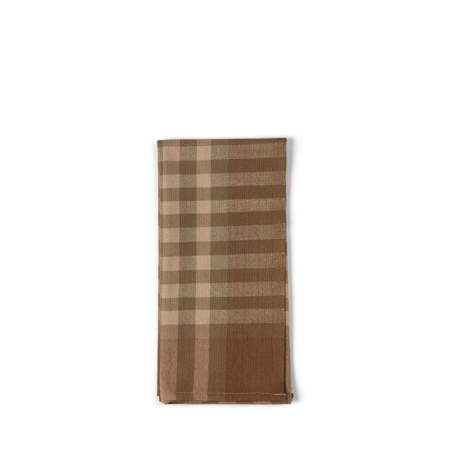 Clearance Heath Ceramics Grid Napkin In Flax (Set Of 2)