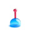 New Heath Ceramics #7 Bobber Dome In Azul & Ruby