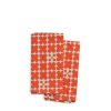 Clearance Heath Ceramics Scandi Candy Napkin In Persimmon (Set Of 2)