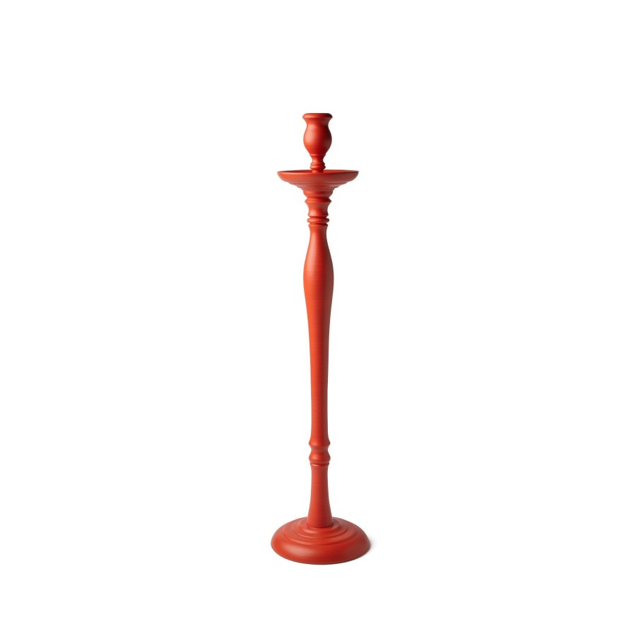 Online Heath Ceramics Large Candleholder In Brick Red