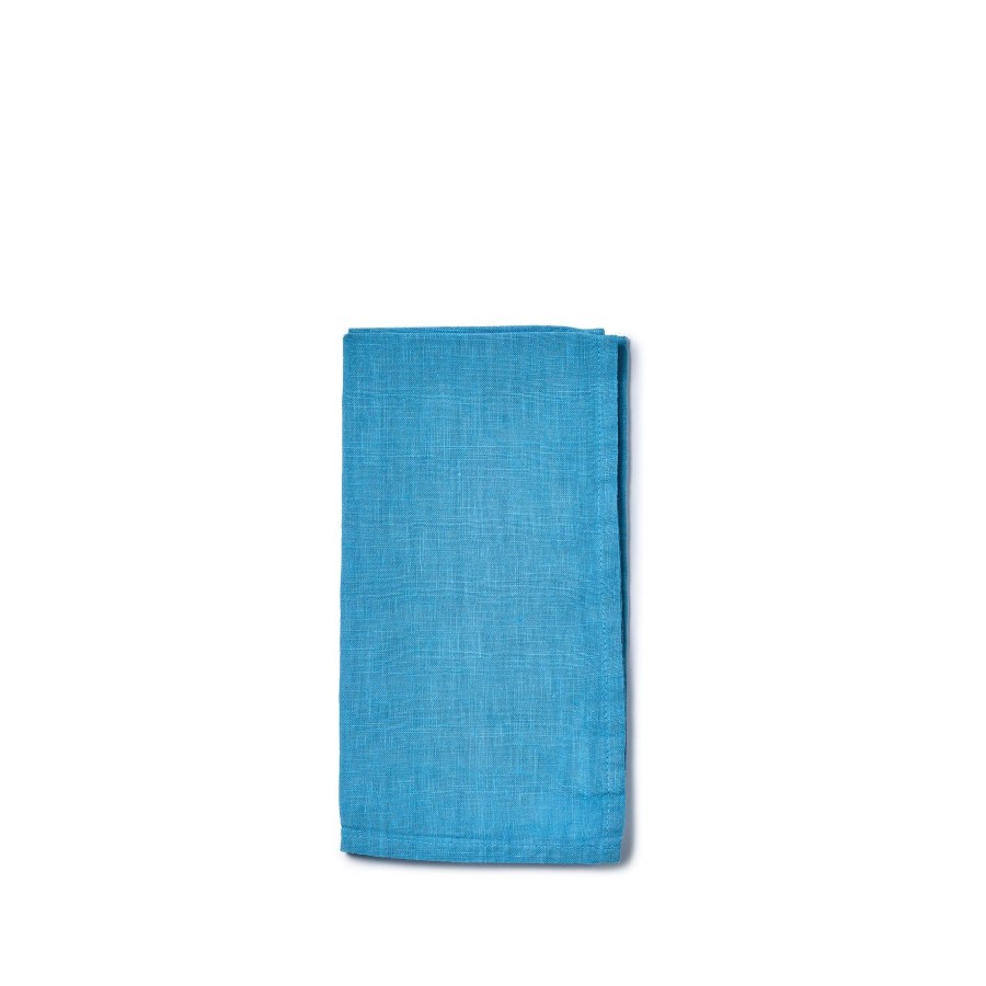 Clearance Heath Ceramics Linen Napkin In Cyan