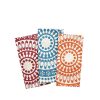 Hot Heath Ceramics Flour Sack Tea Towels In Multi (Set Of 3)