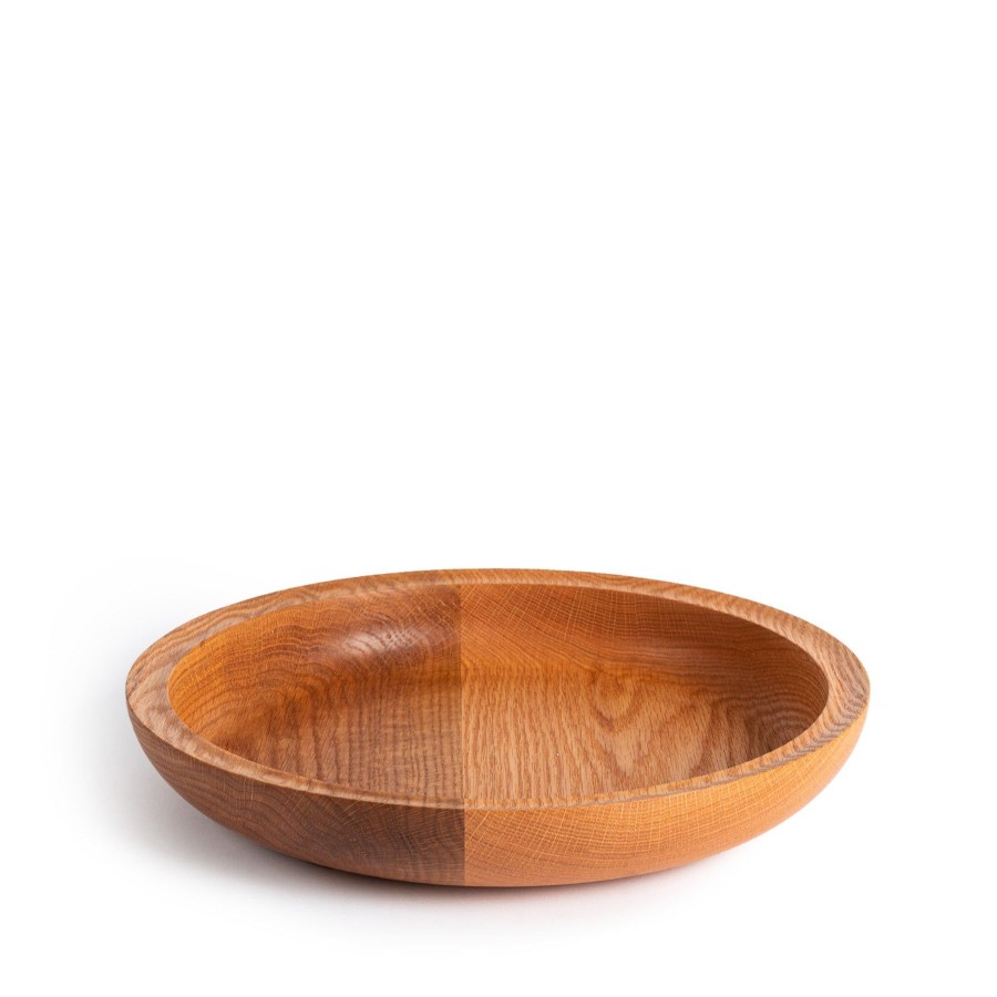 New Heath Ceramics Wooden Serving Bowl In Oak