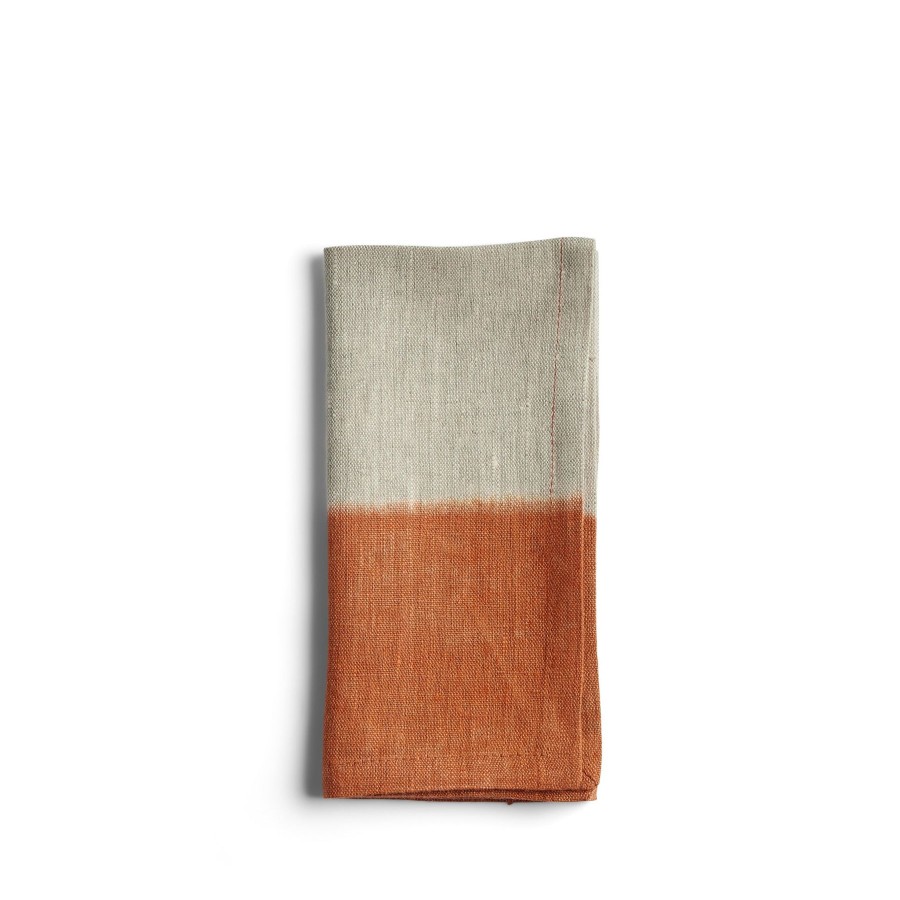 Online Heath Ceramics Napkin In Tomato And Pale Tomato