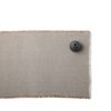 Hot Heath Ceramics Linen Hopsack Runner In Isabella Beige