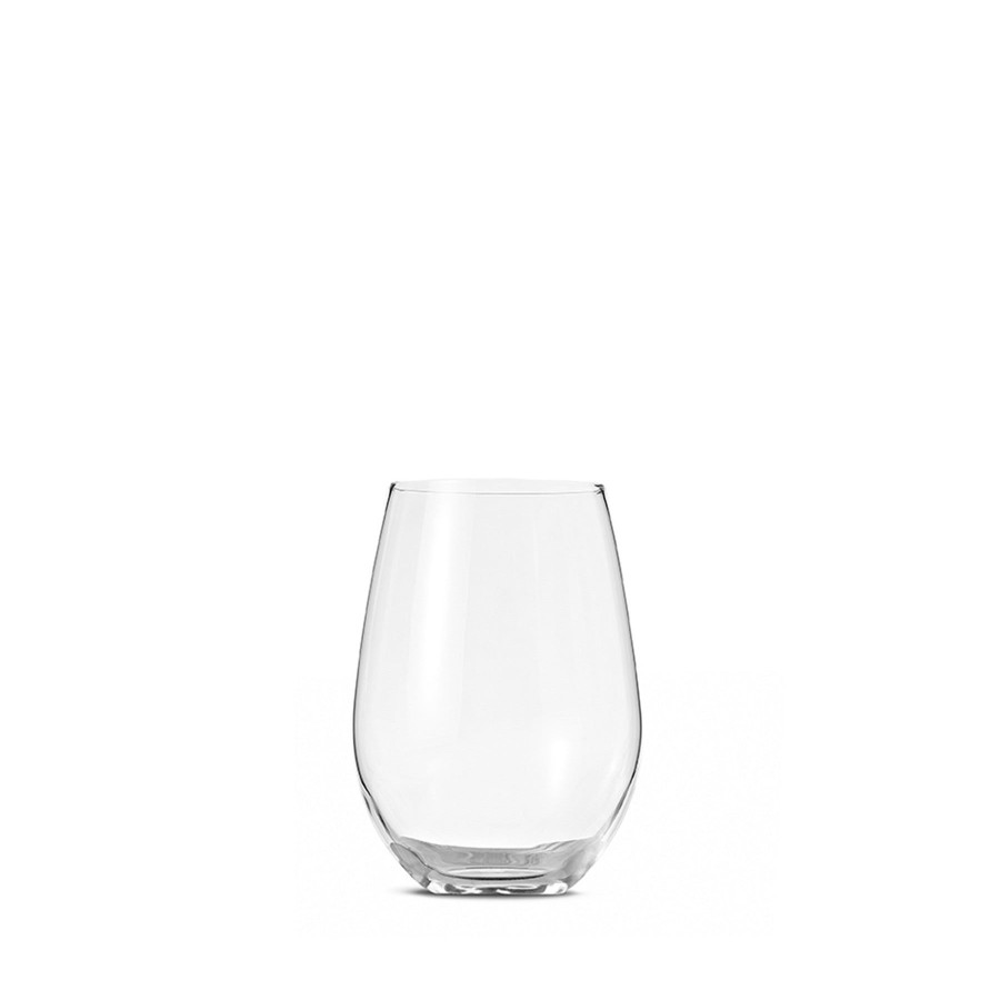 Hot Heath Ceramics Curved Glass Tumbler 12.5 Oz (Set Of 6)