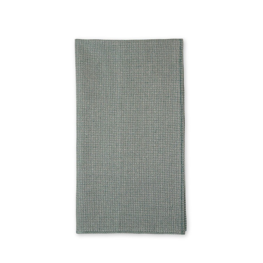 Clearance Heath Ceramics Bubbel Bath Towel In Moss Green