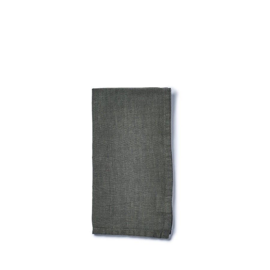 Best Heath Ceramics Linen Napkin In Rosemary