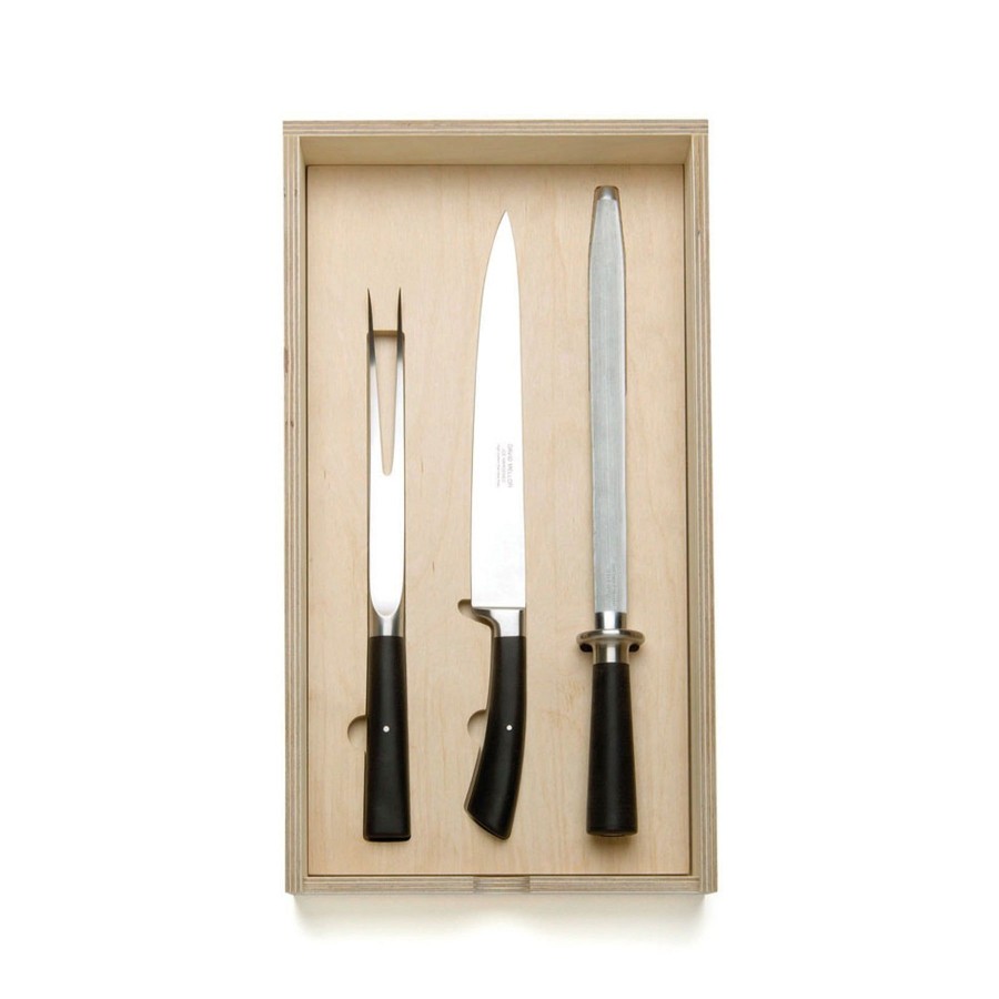 Wholesale Heath Ceramics Carving Knife Set With Black Handle