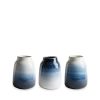 Online Heath Ceramics Wide Vase In Midnight, Stillwater, And Opaque White