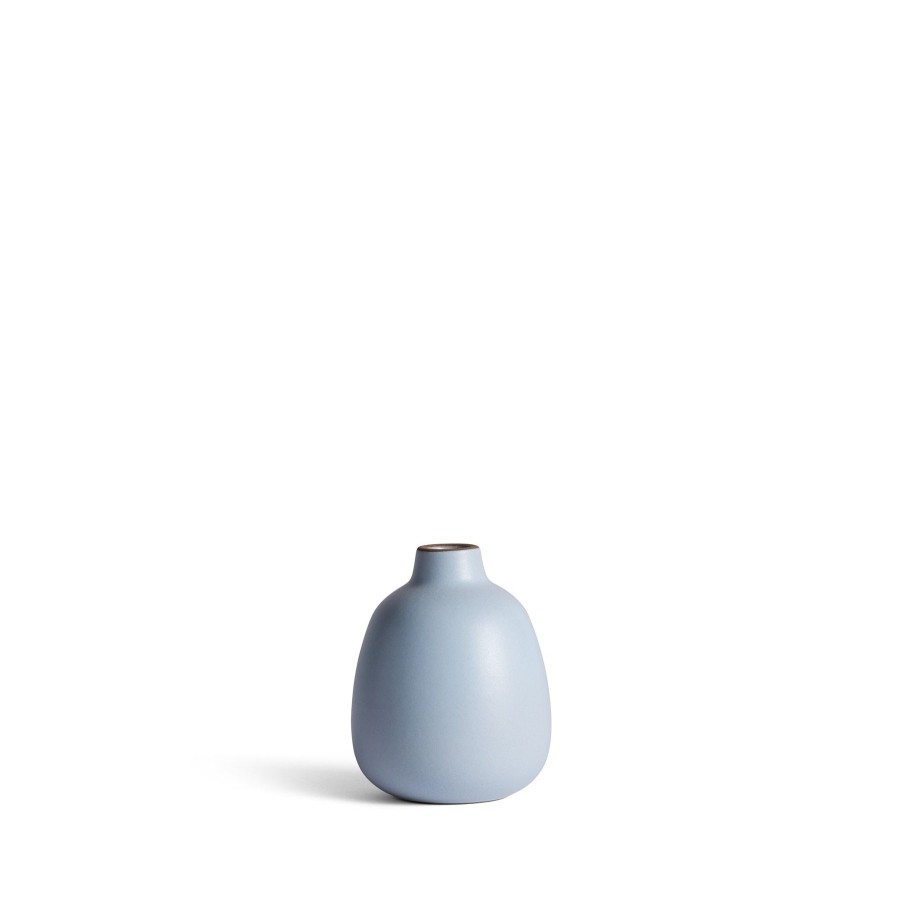 Hot Heath Ceramics Bud Vase In Glacier