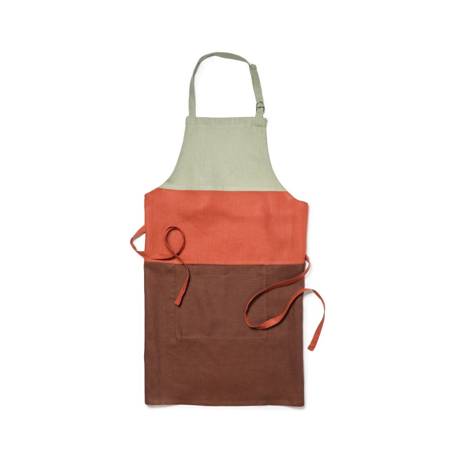 Online Heath Ceramics Tri-Color Linen Apron