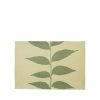 Hot Heath Ceramics Porter Leaf Placemat In Celadon