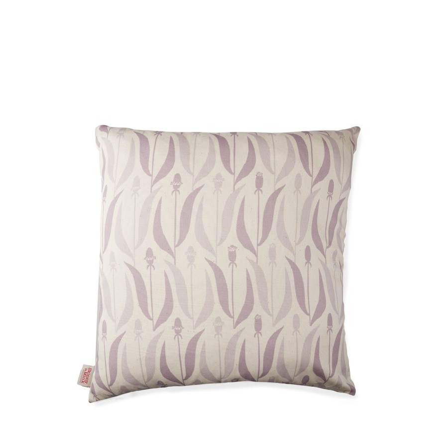 New Heath Ceramics Flower Ring Pillow In Lavender And Grey