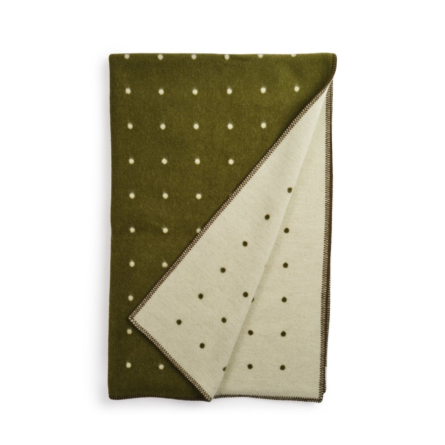 Clearance Heath Ceramics Pastille Throw In Green Moss