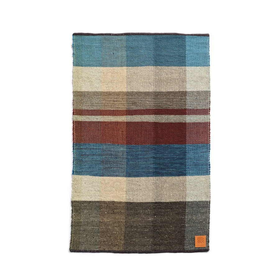 Online Heath Ceramics Wool Remnant Hand Woven Rug 14