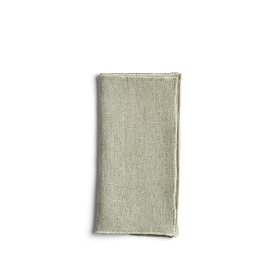 New Heath Ceramics Small Napkin In Natural (Set Of 4)