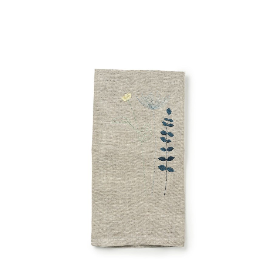 Best Heath Ceramics Irish Wildflower Spring On Natural Linen