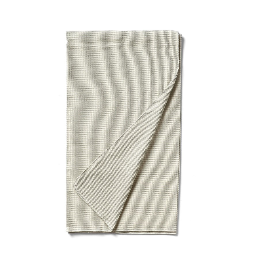 Online Heath Ceramics Organic Cotton Waffle Weave Throw In Sage