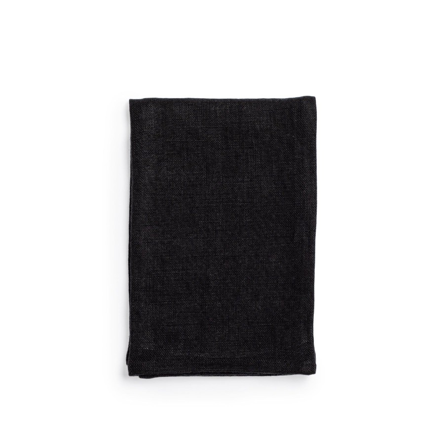 Hot Heath Ceramics Hudson Napkin In Black